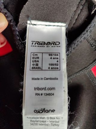 Neopreno tribord 4 años