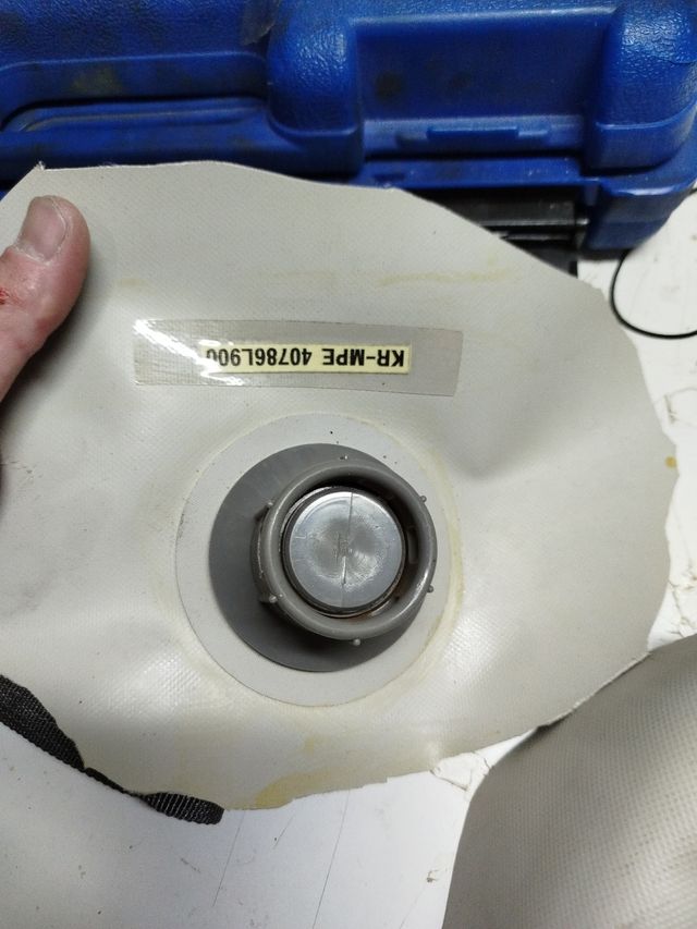 Válvula inflado embarcación neumatica