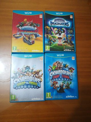 4 Juegos SkayLanders de Nintendo Wii U. 