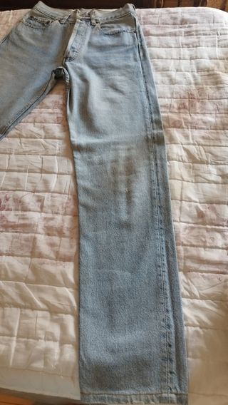 Pantalón vaquero mujer Levis azul claro