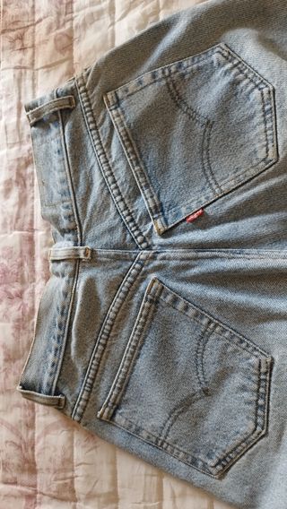 Pantalón vaquero mujer Levis azul claro