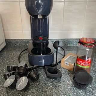 Cafetera dolce gusto cafe molido y capsulas