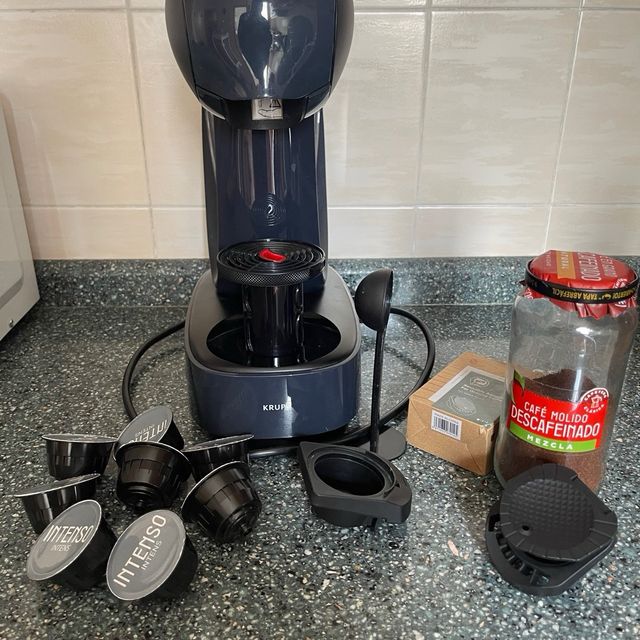Cafetera dolce gusto cafe molido y capsulas