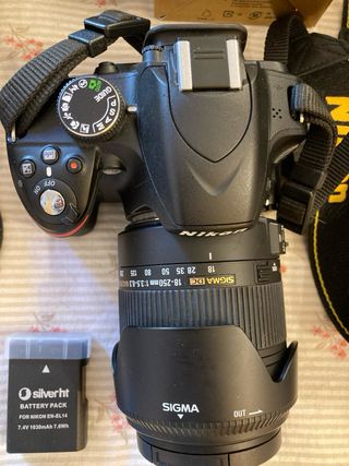 Lote reflex Nikon D3200