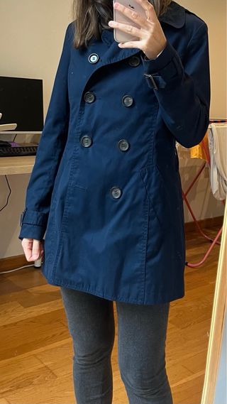 Garbardina azul marino