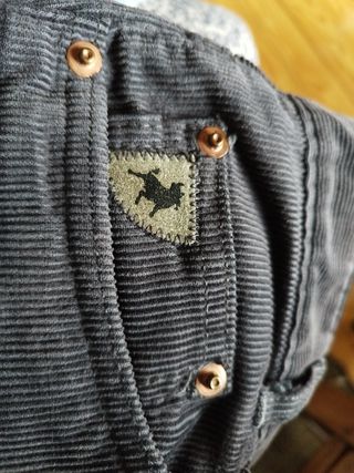 Pantalón de pana gris mujer Lois