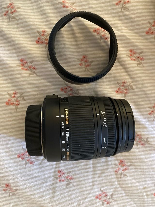 Objetivo Sigma DC 18-250mm 1:3.5-6.3 macro hsm