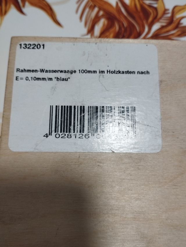 Nivel cuadrático 100 mm germany