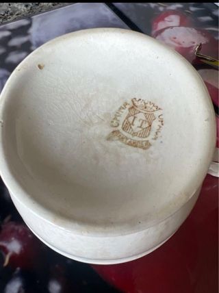 Azucarero antiguo porcelana china