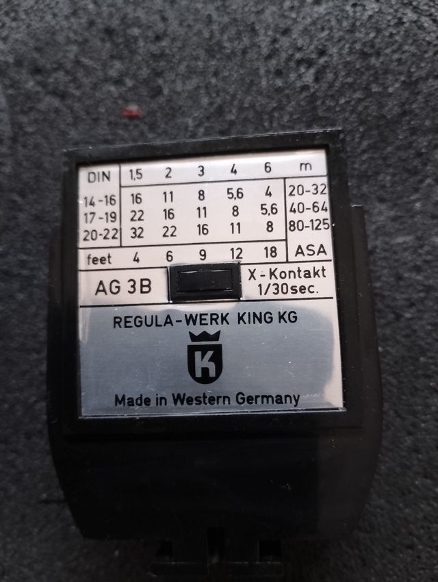 Flash vintage cámara Regula