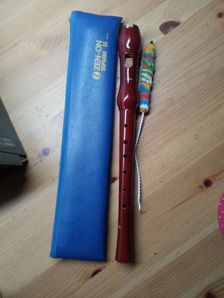Flauta con estuche