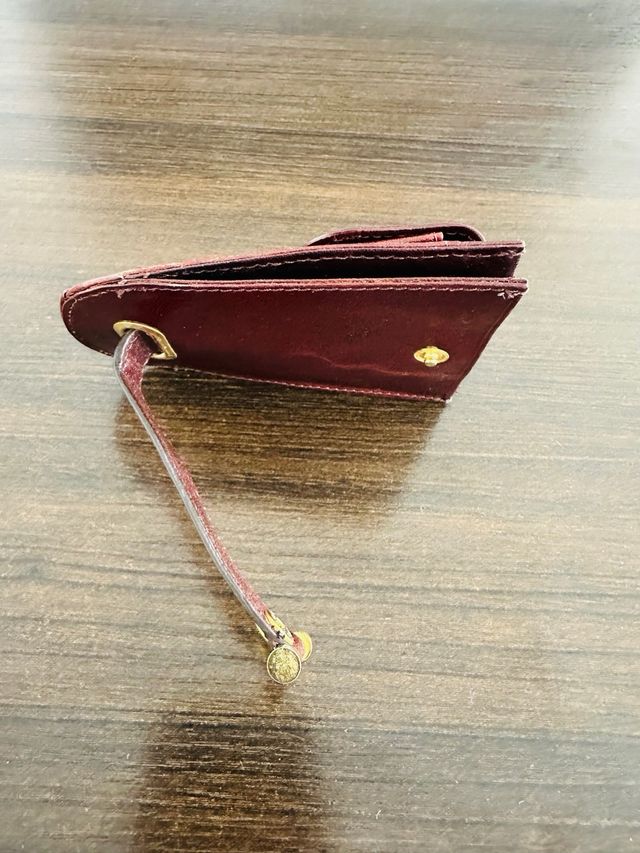 Llavero monedero piel