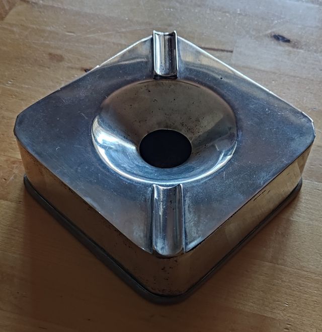 Posacenere in argento 800 vintage