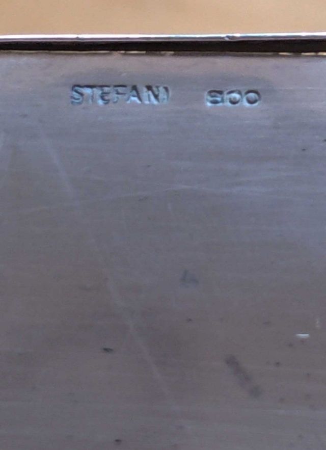 Posacenere in argento 800 vintage