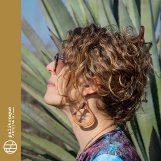 Pendientes artesanales Constantia, madera de Olivo