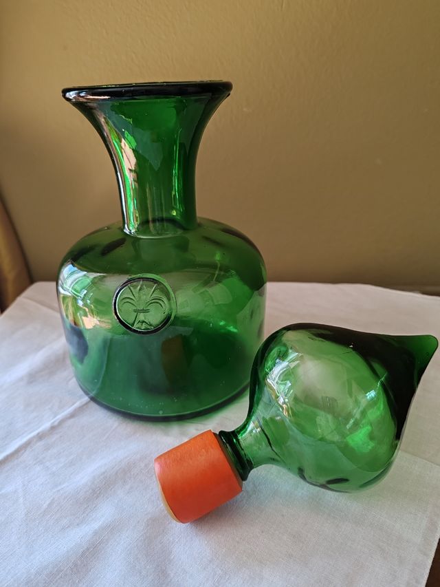 Bottiglia in vetro soffiato