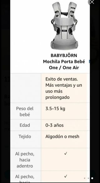 Mochila Babybjorn One