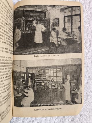 LIBRO ANTIGUO MEDICAMENTOS CURA HEUMANN AÑO 1922