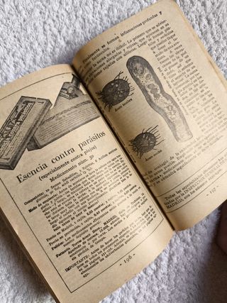 LIBRO ANTIGUO MEDICAMENTOS CURA HEUMANN AÑO 1922