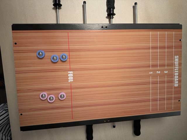 Futbolín de mesa: Fútbol tenis y shuffleboard