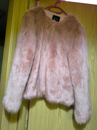 Chaquetón de piel sintetica 