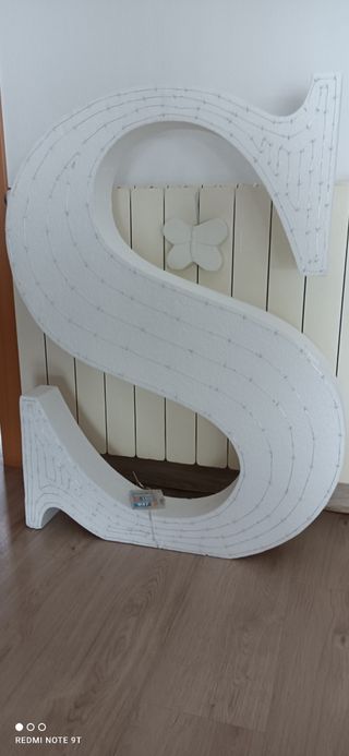 Iniciales para boda iluminadas