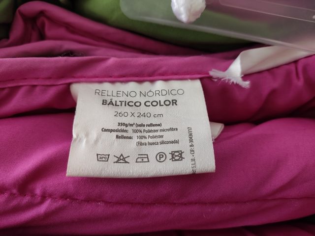 Edredón Reversible Bicolor cama 135cm