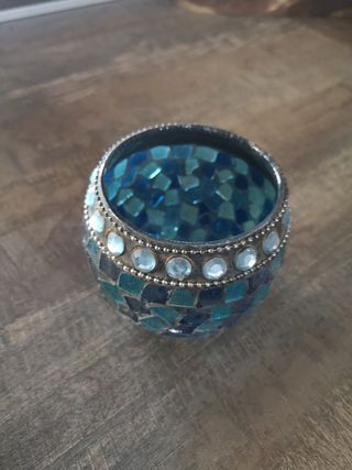 Portacandele in vetro di murano