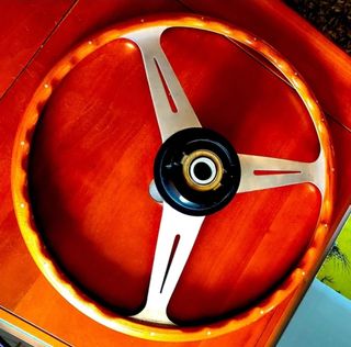 VOLANTE NARDI TORINO FIAT 1500 COUPE ! ORIGINAL !