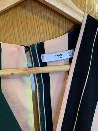 Mono largo mujer rayas