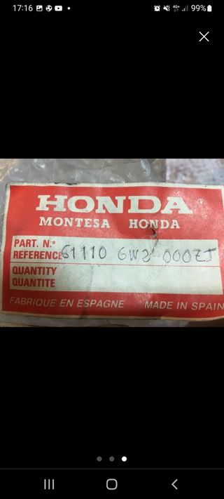 Honda NH 90cc Guardabarros 