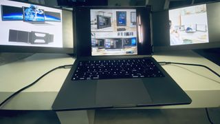 Triple pantalla Portátil