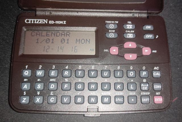 ORGANIZADOR ELECTRÓNICO CITIZEN ED-110NII