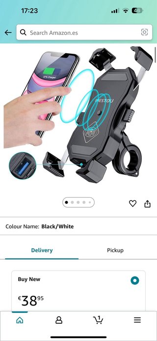 Soporte Mobile Para Moto Con Cargador