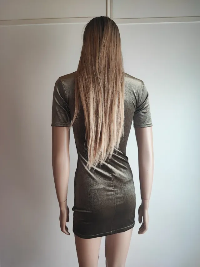 VESTIDO terciopelo Zara. Talla S