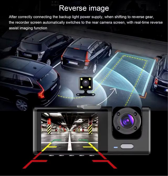 cámara automática, de coche 