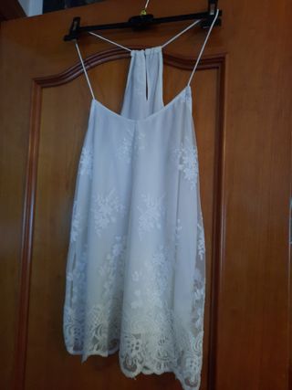 Blusa de encaje talla L