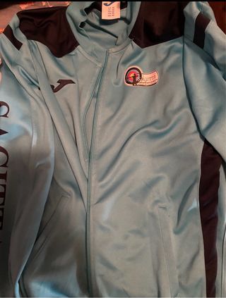 Chandal pantalón y chaqueta azul logo tiro arco
