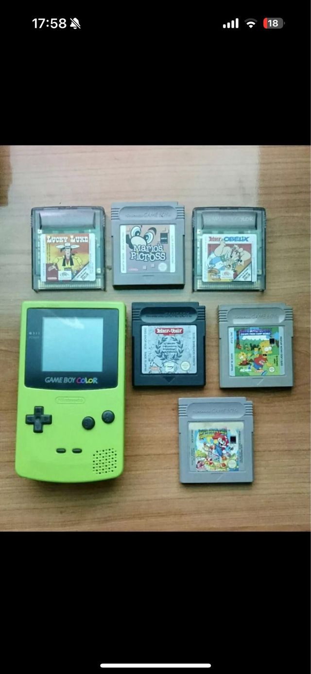 Game Boy color y juegos