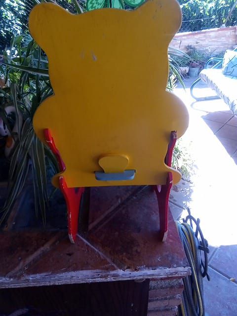 silla niño/a de madera