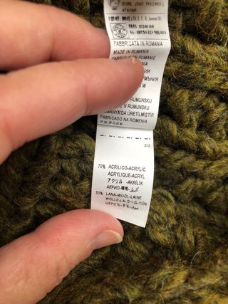 Coprispalle in lana Benetton