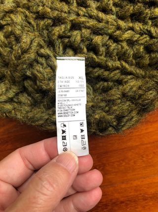 Coprispalle in lana Benetton