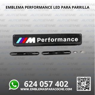 Emblema BMW Performance LED para parrilla
