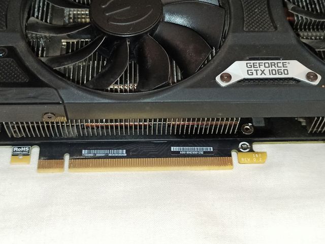 Tarjeta gráfica EVGA Geforce GTX 1060 6GB GDDR5