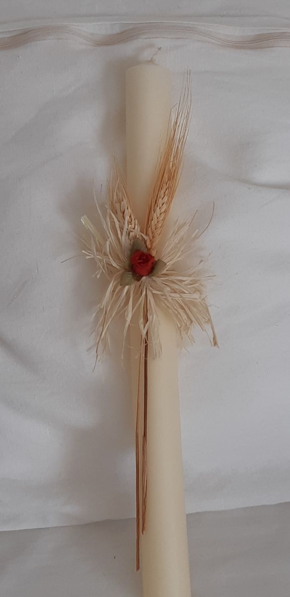 Cirio bautizo o comunión.