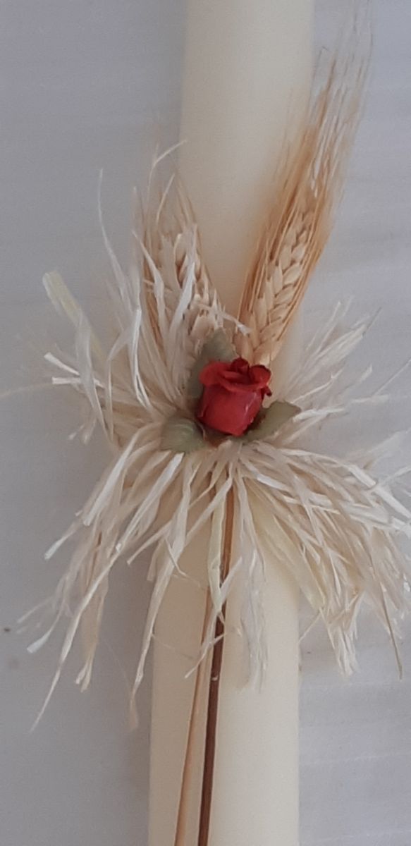 Cirio bautizo o comunión.