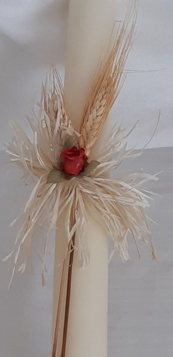 Cirio bautizo o comunión.