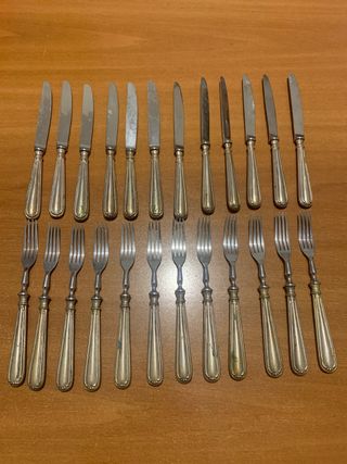 Posate Antiche in Argento 800