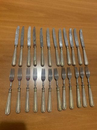 Posate Antiche in Argento 800
