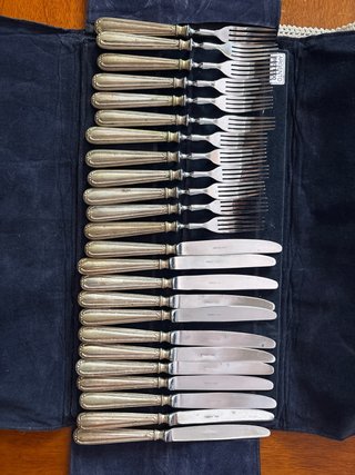 Posate Antiche in Argento 800